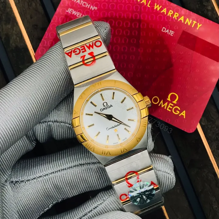 View 1 of Omega Silver Yellow Gold Stainless Steel Constellation
