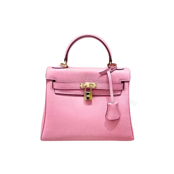 View 1 of Hermès Kelly 28 Sellier Handbag In Rose 28Cm