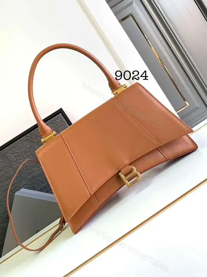 View 1 of Design MEDIUM SHOULDER BAG “HOURGLASS HINGE for women – Dubai Fashion LUX