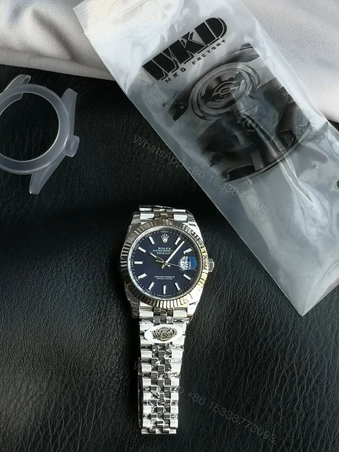 View 1 of Rolex 原單 男款 Datejust 藍面經典腕錶 商務百搭款