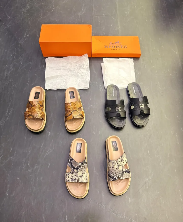 View 1 of FIRST COPY HERMES-PARIS AESTHETIC MULES FOR MEN
