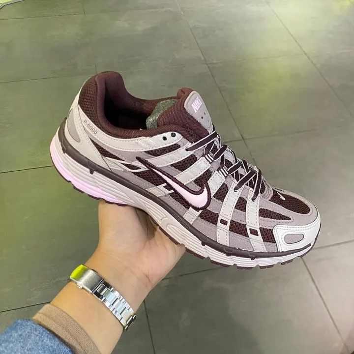 View 1 of Nike P-6000 Trainer First Copy Shoes — Burgundy Pink Foam | COD India