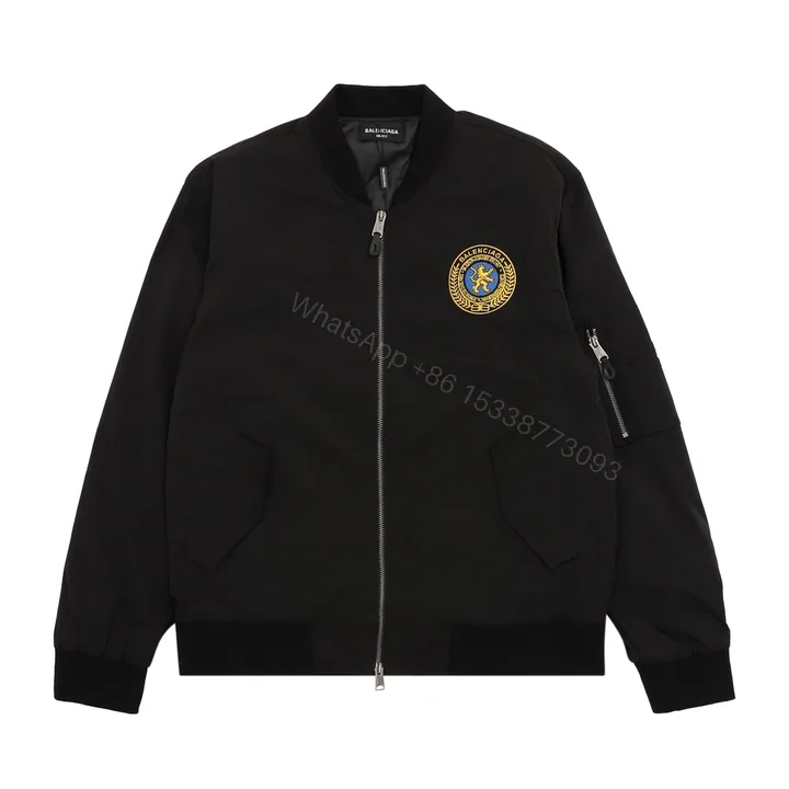 View 1 of Balenciaga A貨飛行外套男款 經典徽章復古設計