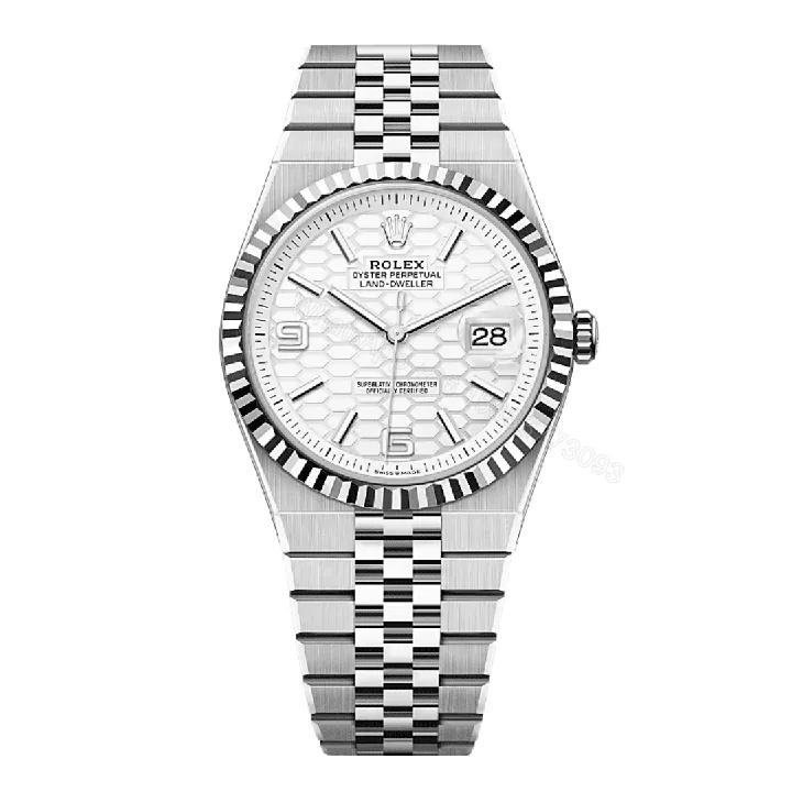 View 1 of Rolex Land-Dweller White Dial Replica