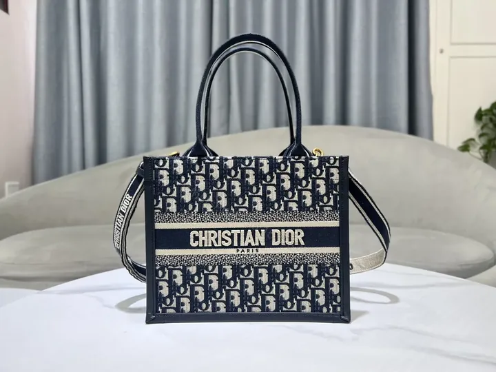 View 1 of Structured Satchel: Dior Pattern + Signature Stripe Bag