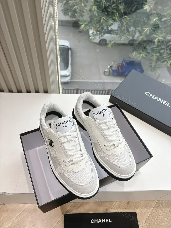 View 1 of White Luxe Sneaker: Premium Mesh, Classic Detailing, High-Top Style