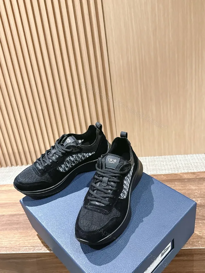 View 1 of Monochrome suede & mesh high-top sneakers with designer detailing