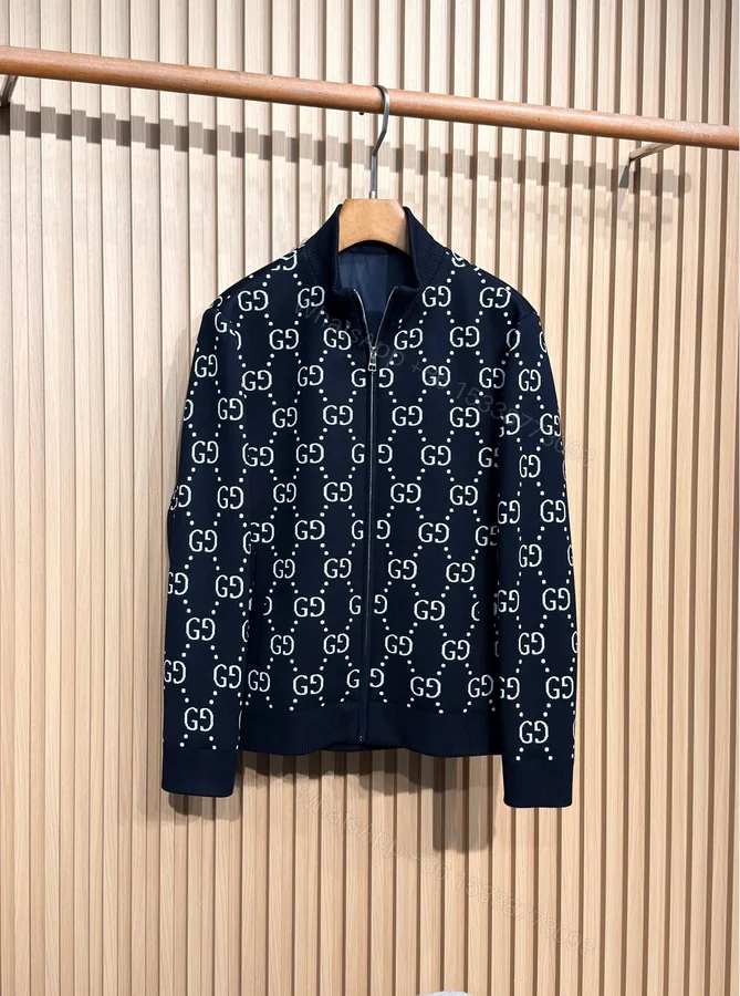 View 1 of Gucci原單提花立領外套男款全幅GG圖樣設計