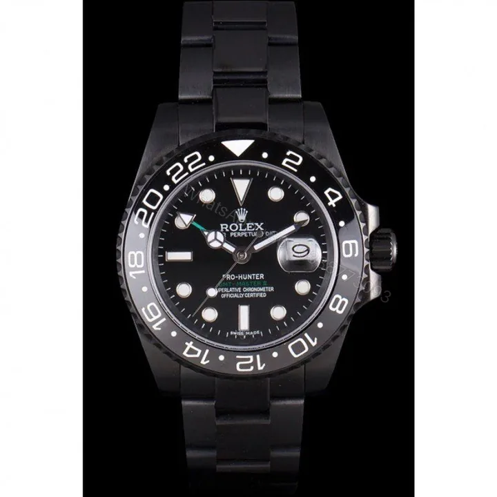 View 1 of Replica Rolex GMT-Master II Black Dial REP016829