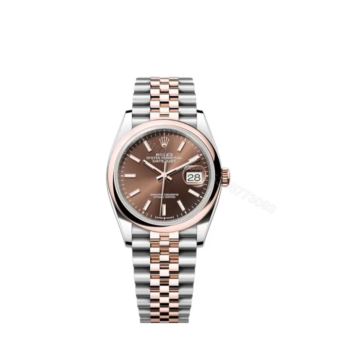 View 1 of Rolex Datejust Chocolate Dial 126201 Jubilee 36 mm