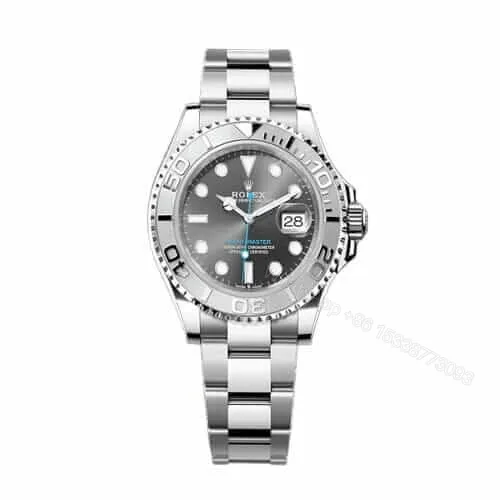 View 1 of Rolex Yacht-Master 126622 Super Clone : Rolesium Platinum Bezel Rhodium Dial 40mm
