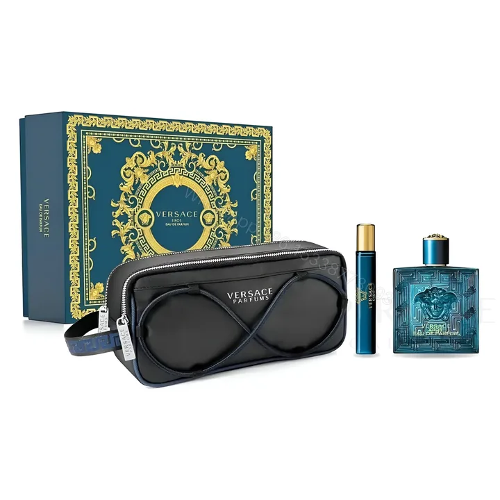 View 1 of Versace Eros Eau de Parfum for Men 3 Pcs Gift Set