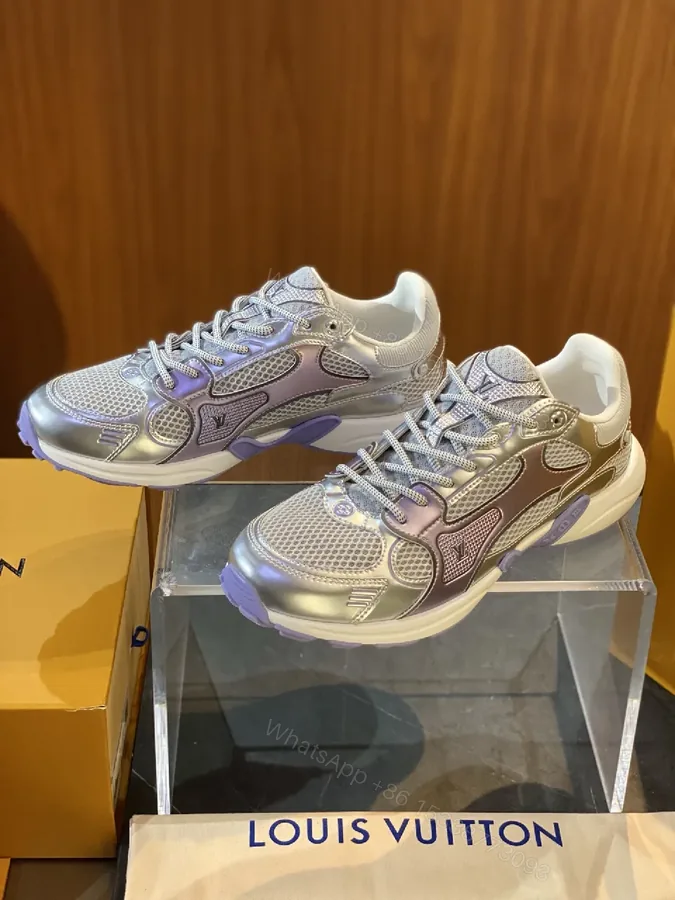 View 1 of Iridescent Tech High-Tops: Lightweight, Cushioned, Reflective Sneakers
