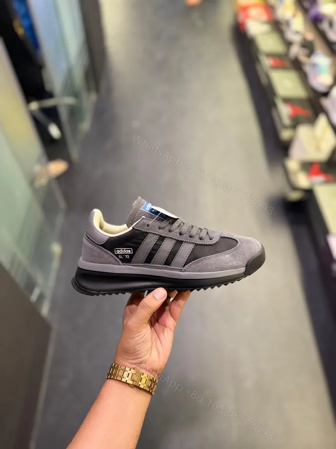 View 1 of ADIDAS ORIGINALS SL 72 BLACK SHOES FOR MEN