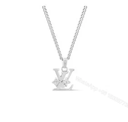 View 1 of LV Monogram Row Pendant