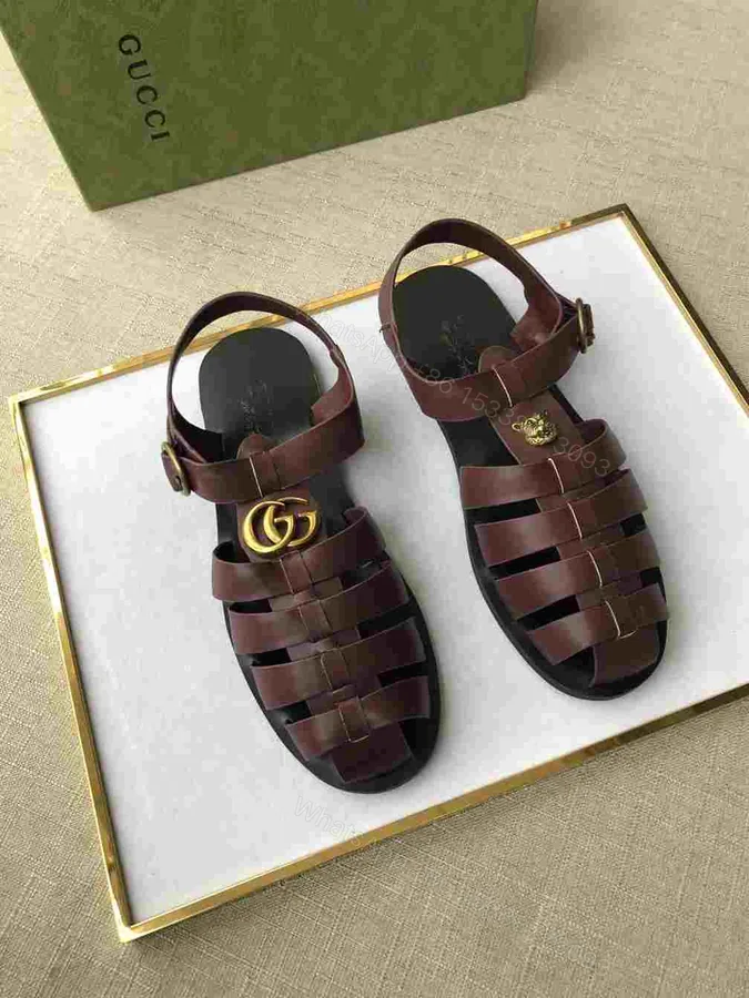 View 1 of GUCCI SANDAL WITH DOUBLE G – SDG007