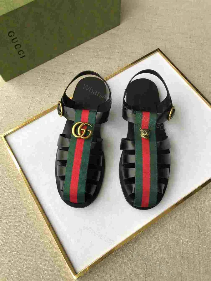 View 1 of GUCCI SANDAL WITH DOUBLE G – SDG010