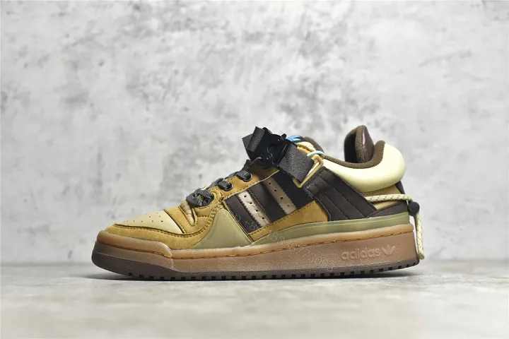 View 1 of Bad Bunny x adidas original Forum Low Brown Reps