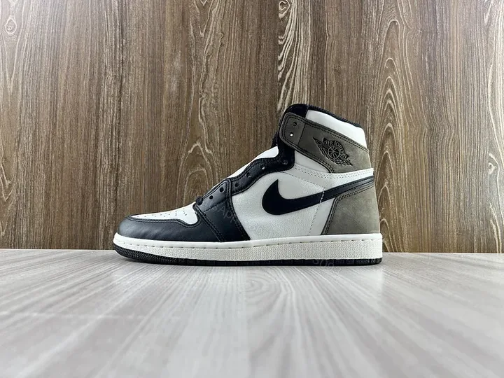 View 1 of Refined Black-White Gray High-Top Sneaker: Premium Designer-Inspired Comfort