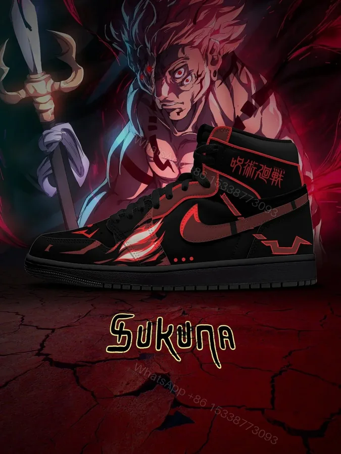 View 1 of Sukuna True Form V.1 Custom High Jordan 1