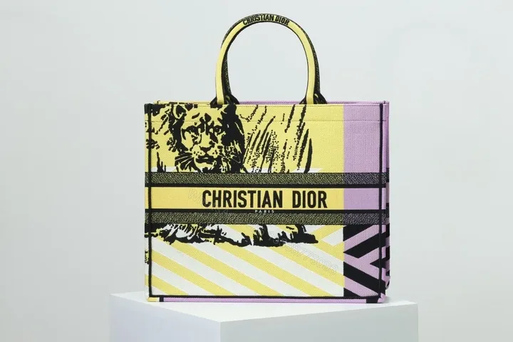 View 1 of Multicolor Graphic Tote: Bold Art, Everyday Luxury Tote