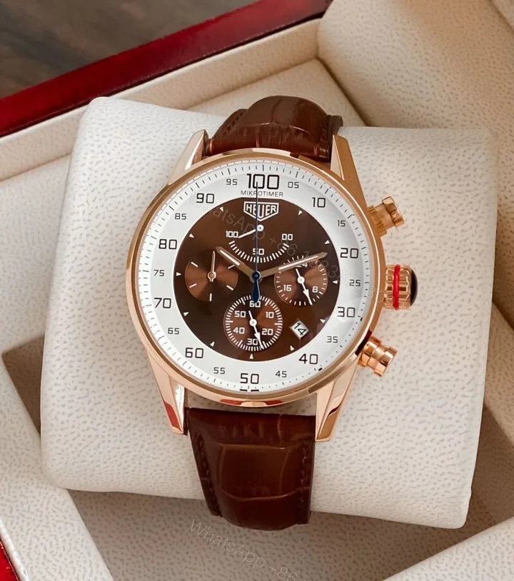 View 1 of Tag Heuer 7AA Premium Brown Dial 44mm Quartz