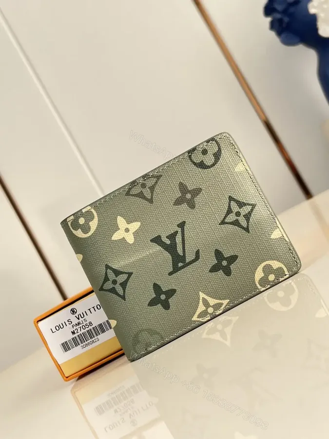 View 1 of Monogram Wallet: Compact, Luxe, Everyday Essential