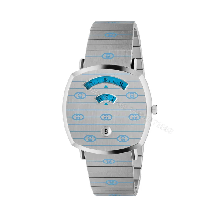View 1 of Gucci Grip Watch Blue Enamel 38Mm