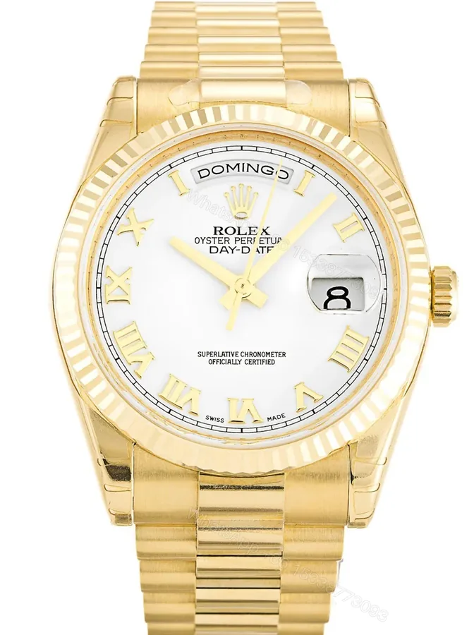 View 1 of Replica Rolex Day-Date White Dial 118238 36 mm
