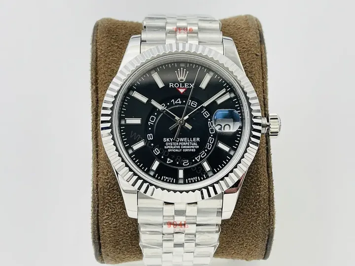 View 1 of Rolex Sky-Dweller Black Dial Jubilee Replica 42mm 336934-0008