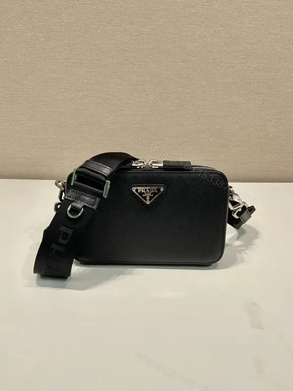 View 1 of Prada Saffiano Mini Crossbody: City-Chic, Quiet Luxury