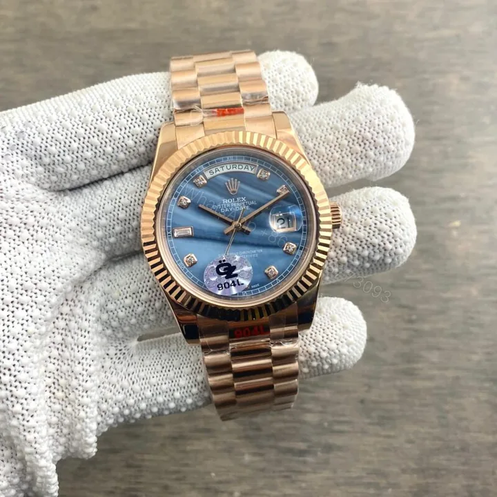 View 1 of Rolex Day-Date Diamond Figer 40MM Automatic Steel Rose Gold