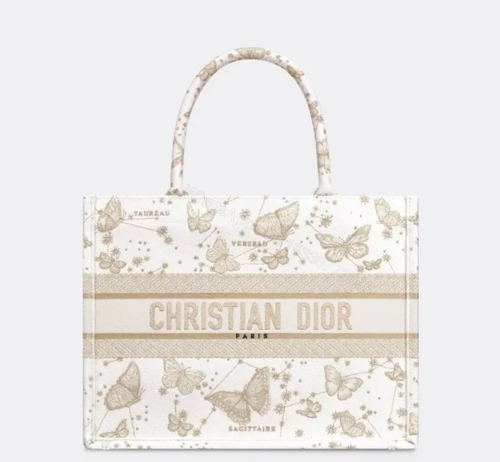 View 1 of Design MEDIUM BOOK TOTE Gold-Tone – Dubai Fashion LUX