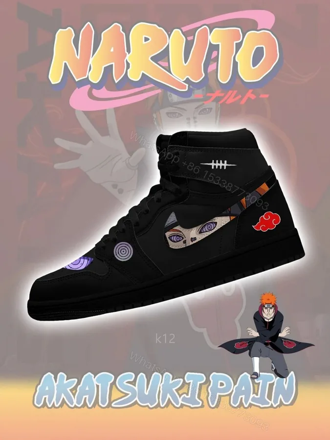 View 1 of Akatsuki Pain V.2 Custom High Jordan 1