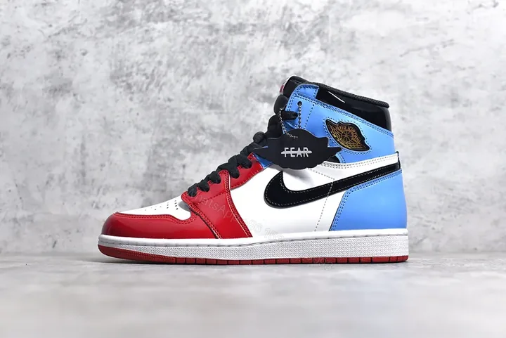 View 1 of Air Jordan 1 Retro HIGH OG “Fearless UNC Chicago” Reps