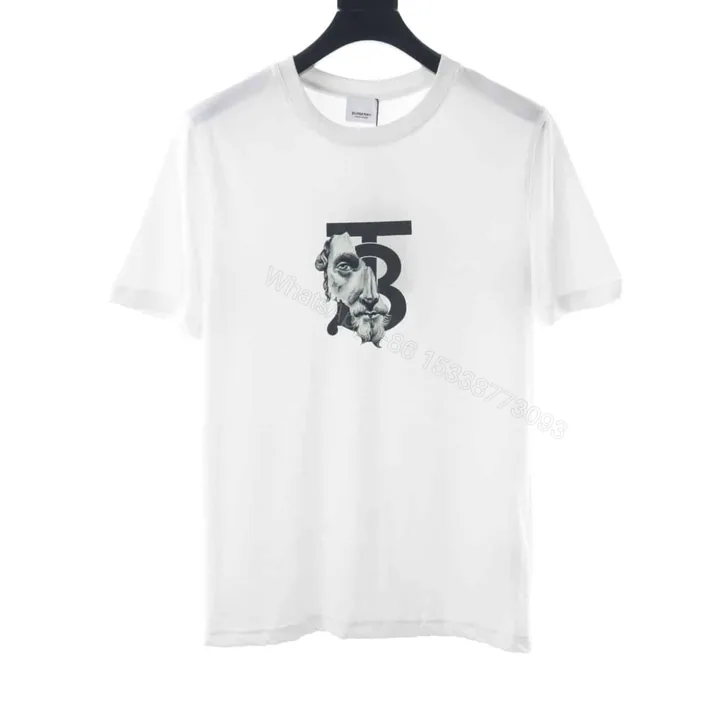 View 1 of BALENCIAGA ANGEL PRINT CREW NECK T SHIRT