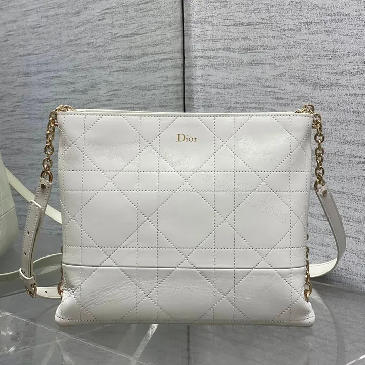 View 1 of Dior Trianon Bag in White Gold Hardware
