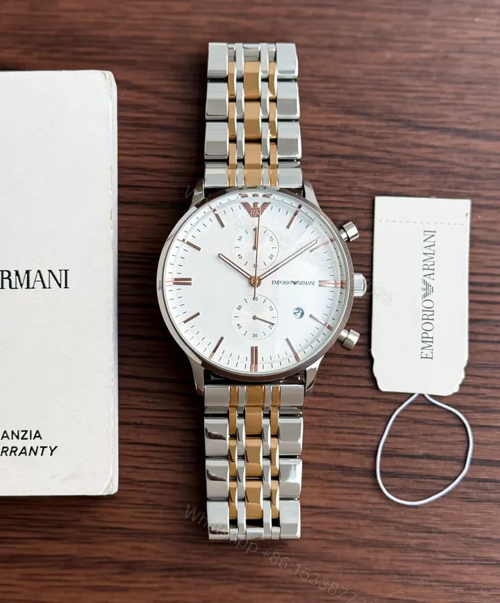 View 1 of Armani 7AAA Men’s Slim Watch