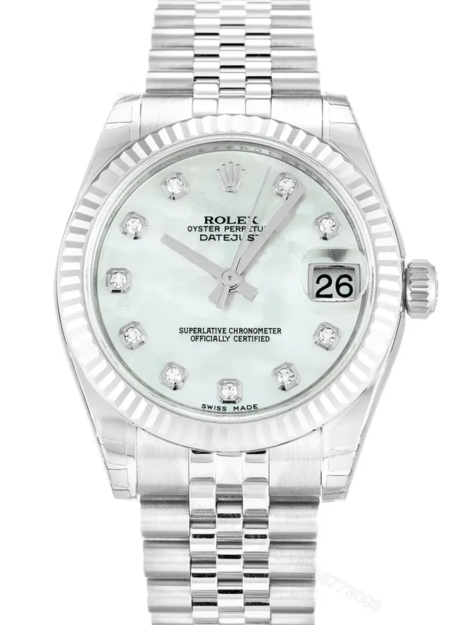View 1 of Replica Rolex Lady-Datejust Mother of Pearl – White Dial 178274 31 mm