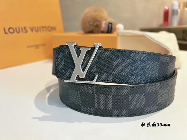 View 1 of Damier Graphite 35mm Belt â€” Luxury Casual? 35mm Belt