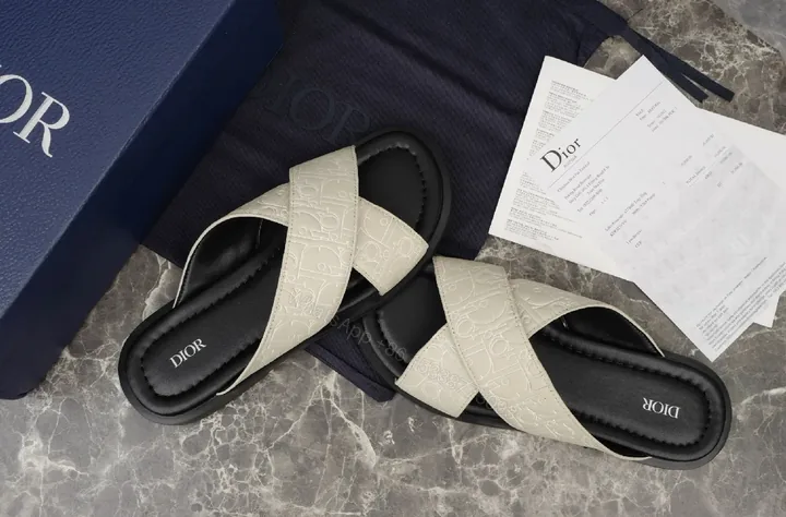 View 1 of Neutral-Synthetic Luxe Slide: Sculpted Comfort Sandals