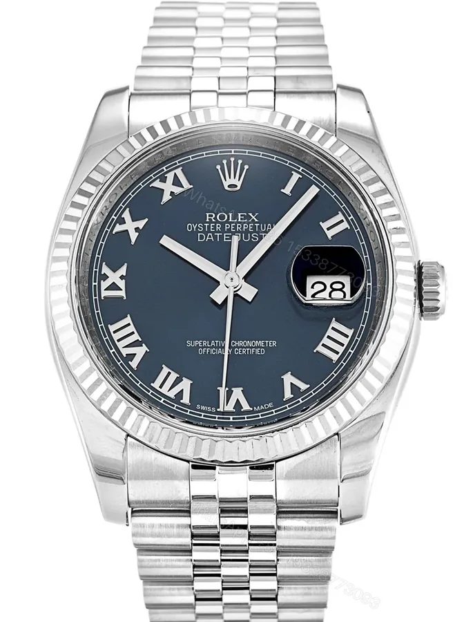 View 1 of Replica Rolex Datejust Blue Dial 116234 36 mm