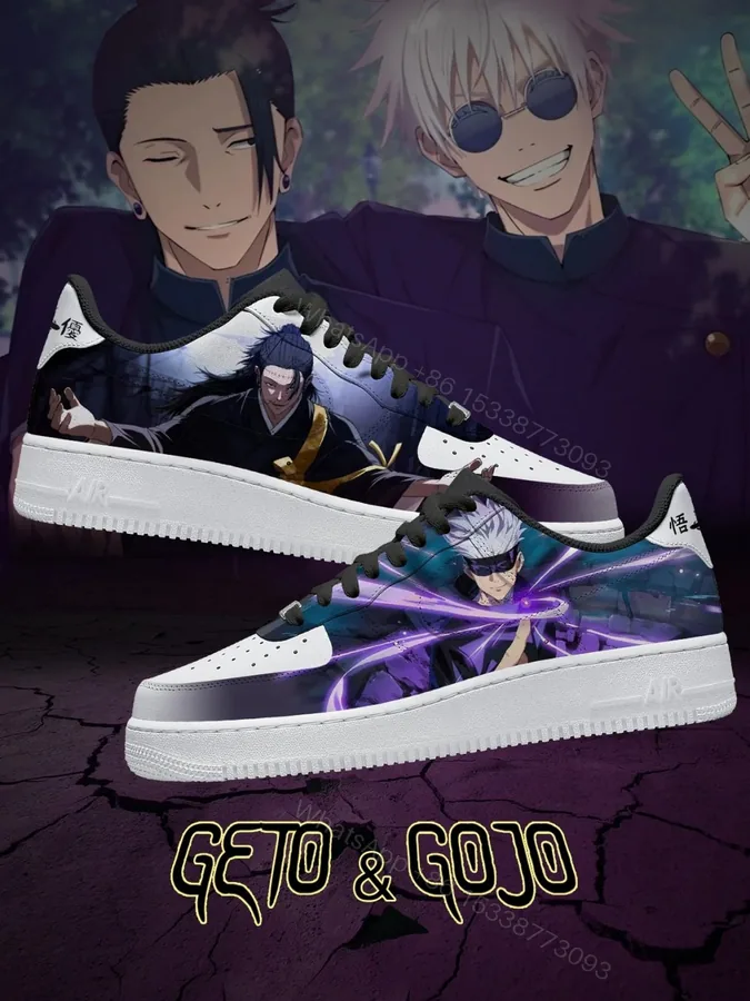 View 1 of Gojo and Geto V.1 Custom Air Force 1