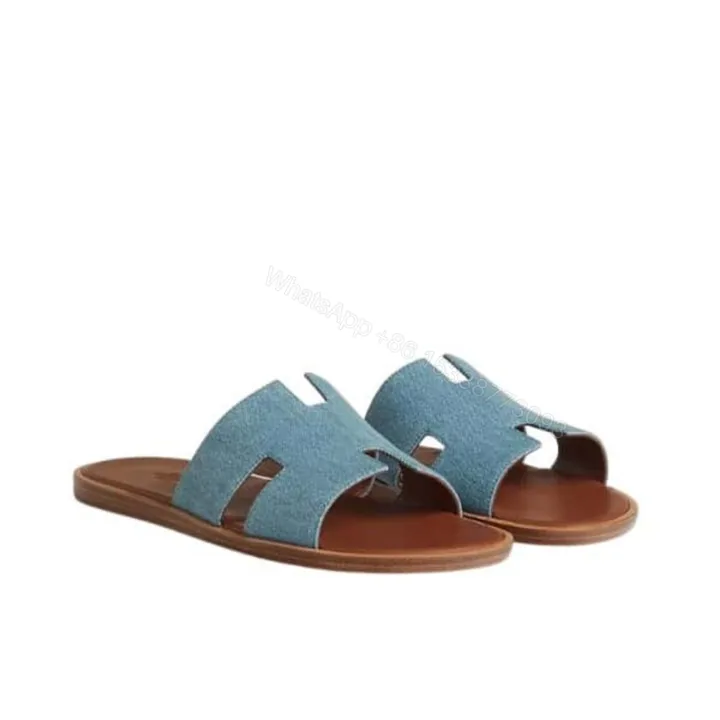 View 1 of Hermes Izmir Sandal Bleu Clair H221819ZHCB400