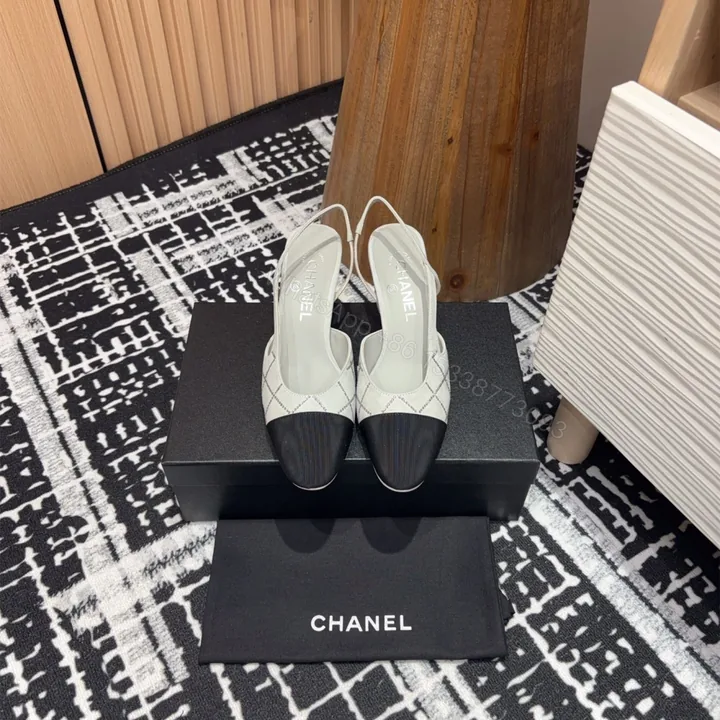 View 1 of 高仿Chanel*25C系列G31319小羊皮休閒單鞋灰色6.5CM免檢版