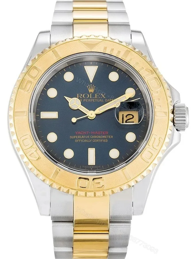 View 1 of Replica Rolex Yacht-Master Blue Dial 16623-2