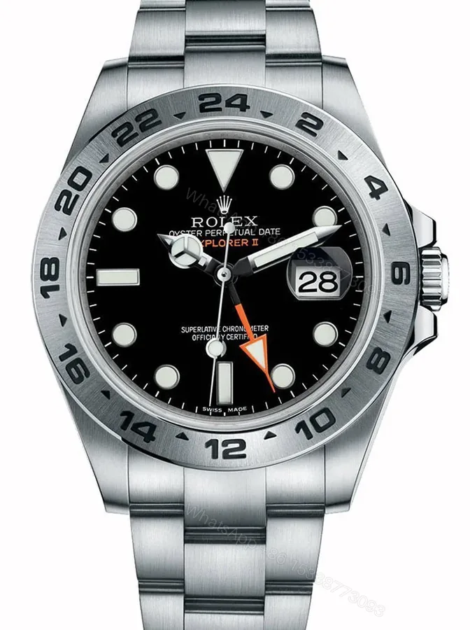 View 1 of Replica Rolex Explorer II Black Dial 216570 BKSO