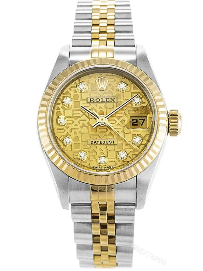 View 1 of Replica Rolex Datejust Gold Dial 79173 26 mm