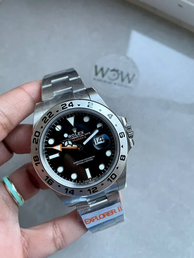 View 1 of JVSF Factory 1:1 Rolex Explorer II 42mm 226570 904L SS Best Edition Black Dial VR3285