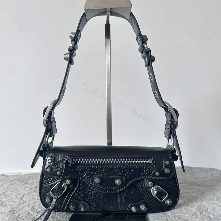 View 1 of 高仿Balenciaga*LeCagole2024新款法棍包黑色XS
